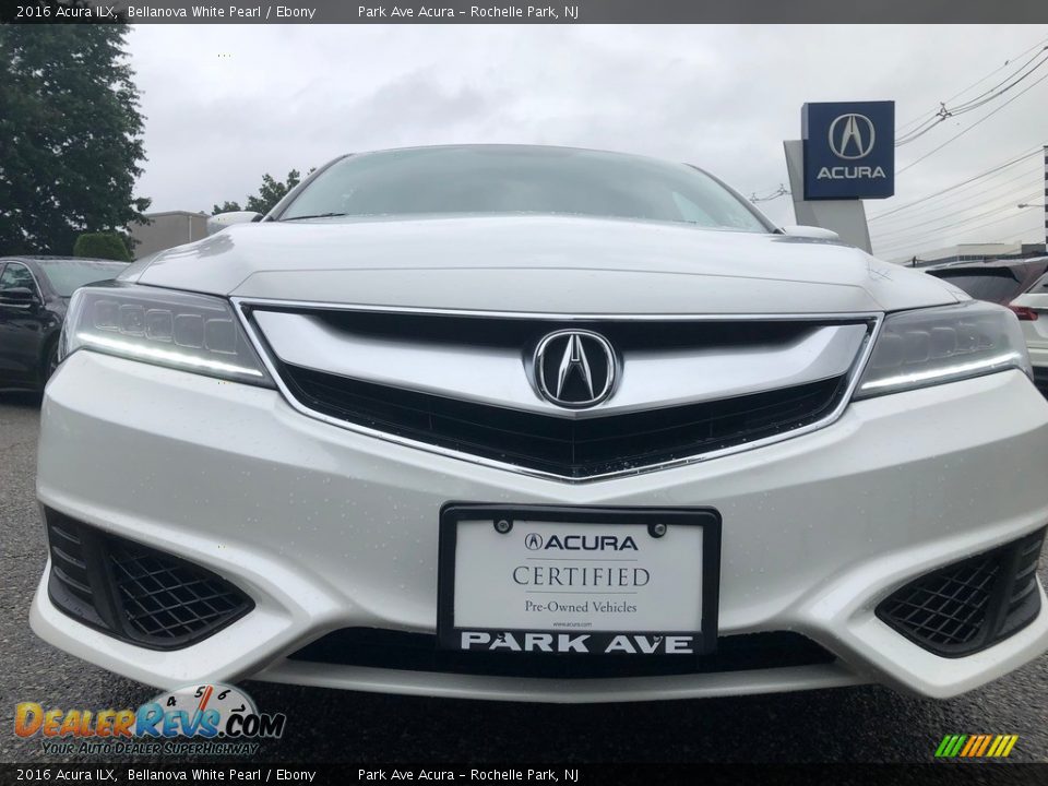 2016 Acura ILX Bellanova White Pearl / Ebony Photo #2