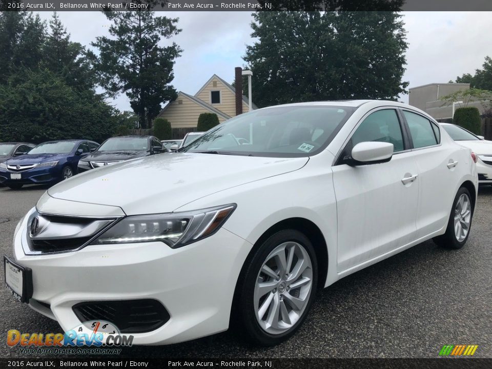 2016 Acura ILX Bellanova White Pearl / Ebony Photo #3