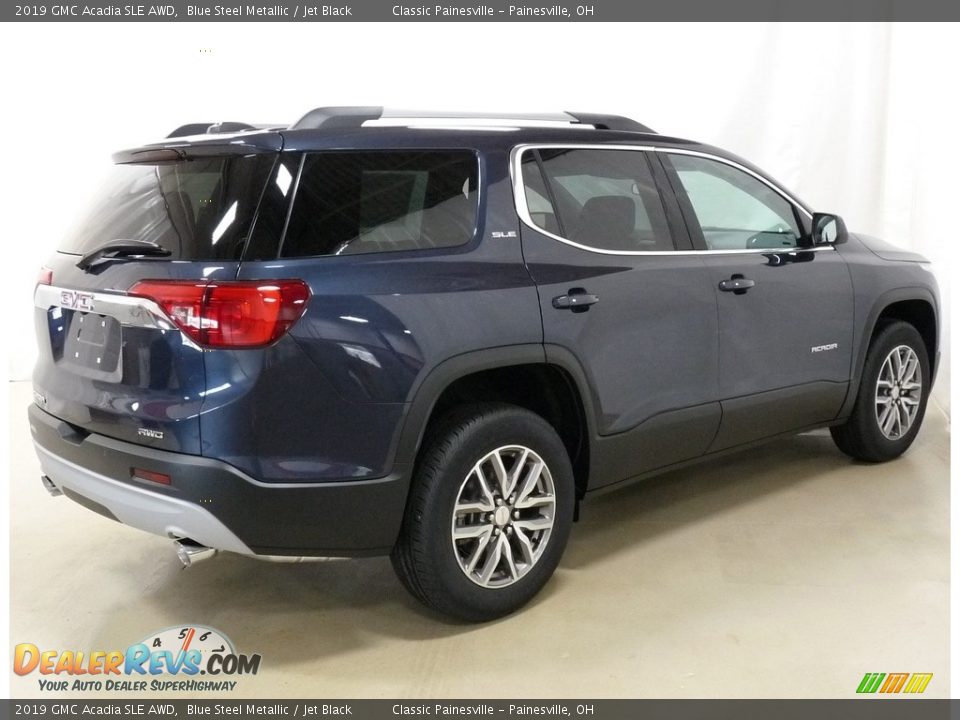 2019 GMC Acadia SLE AWD Blue Steel Metallic / Jet Black Photo #2