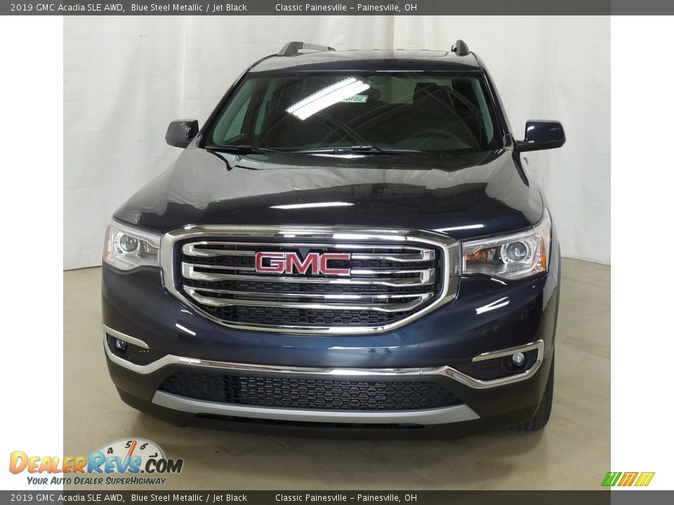 2019 GMC Acadia SLE AWD Blue Steel Metallic / Jet Black Photo #4