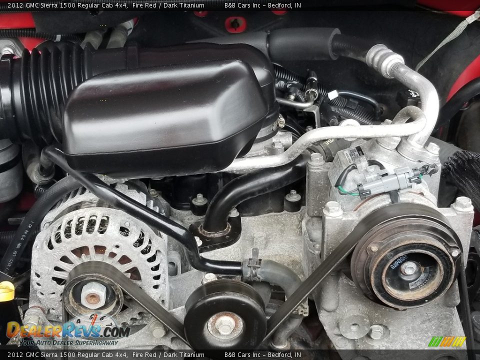 2012 GMC Sierra 1500 Regular Cab 4x4 Fire Red / Dark Titanium Photo #5