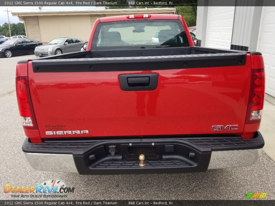2012 GMC Sierra 1500 Regular Cab 4x4 Fire Red / Dark Titanium Photo #9