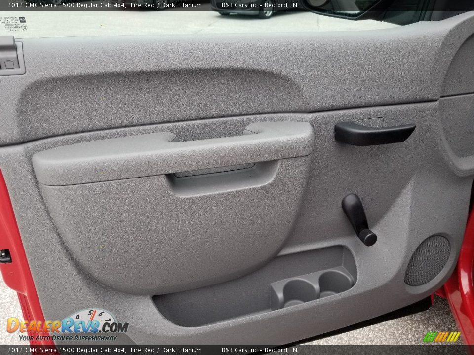 2012 GMC Sierra 1500 Regular Cab 4x4 Fire Red / Dark Titanium Photo #14