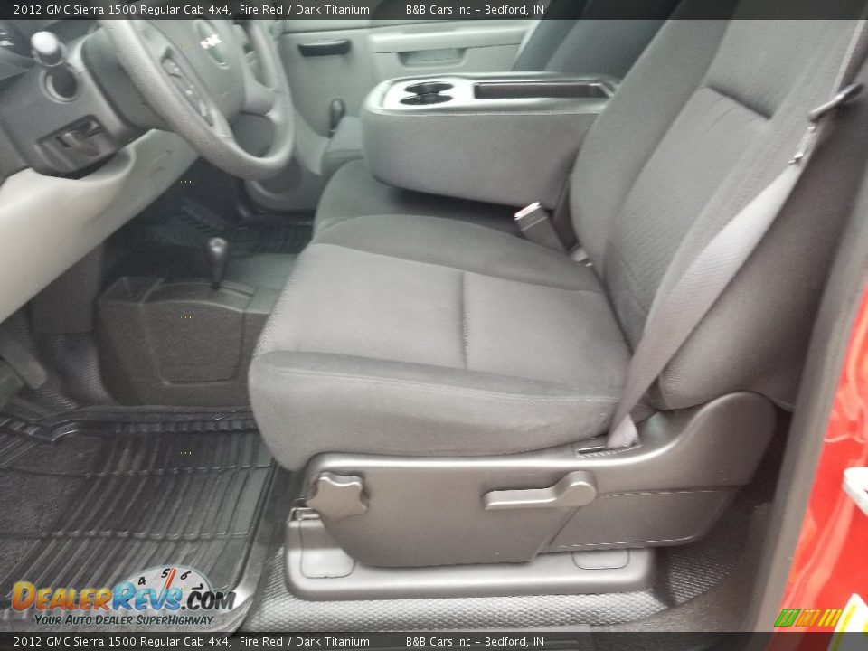2012 GMC Sierra 1500 Regular Cab 4x4 Fire Red / Dark Titanium Photo #15