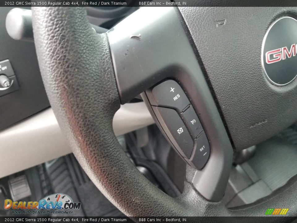 2012 GMC Sierra 1500 Regular Cab 4x4 Fire Red / Dark Titanium Photo #16