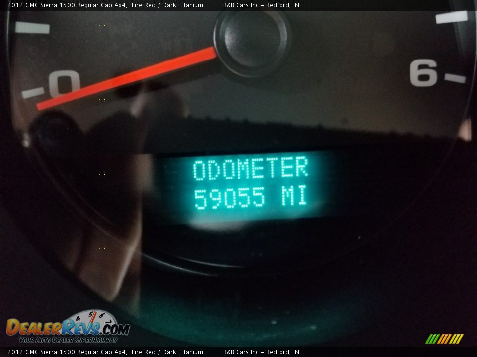 2012 GMC Sierra 1500 Regular Cab 4x4 Fire Red / Dark Titanium Photo #18