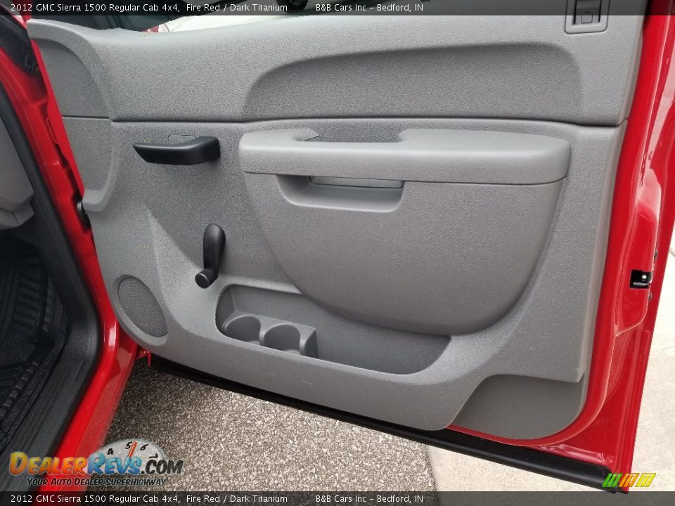 2012 GMC Sierra 1500 Regular Cab 4x4 Fire Red / Dark Titanium Photo #20
