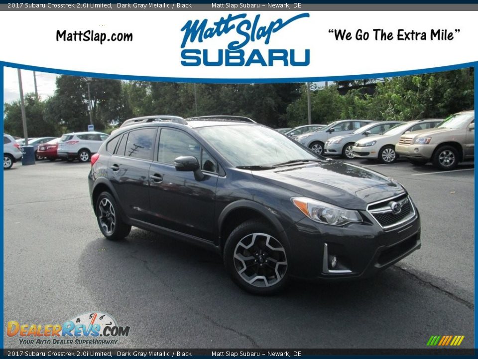 2017 Subaru Crosstrek 2.0i Limited Dark Gray Metallic / Black Photo #1