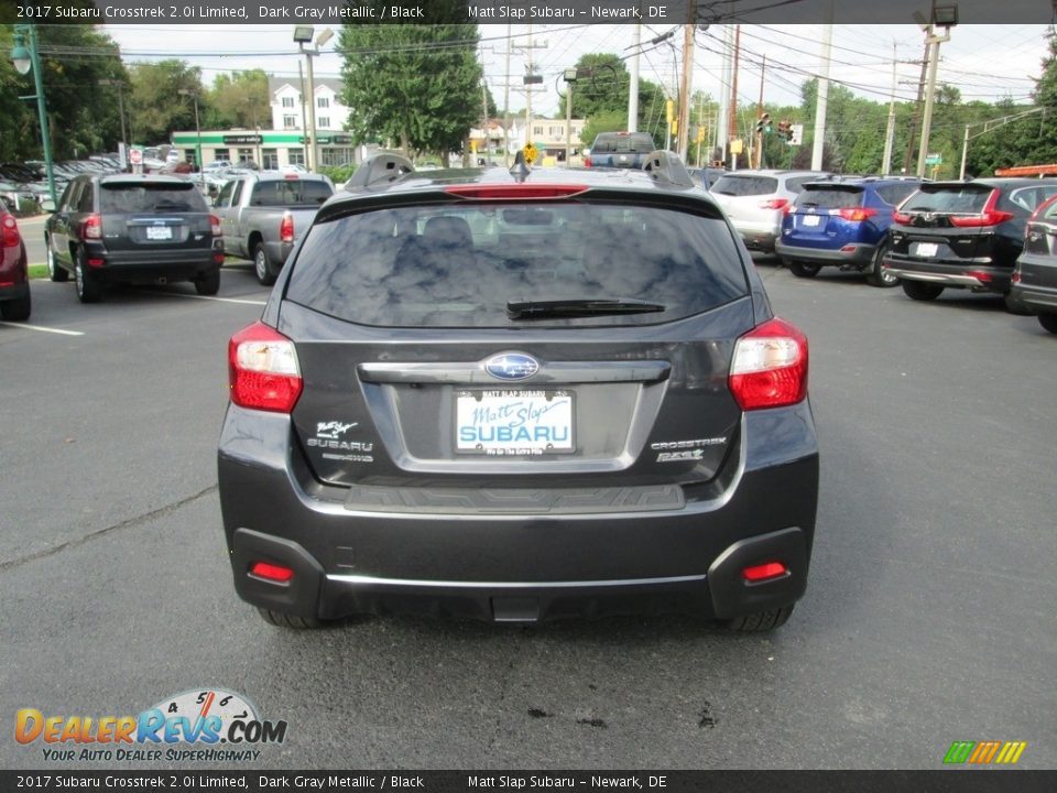 2017 Subaru Crosstrek 2.0i Limited Dark Gray Metallic / Black Photo #7
