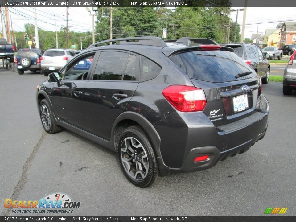 2017 Subaru Crosstrek 2.0i Limited Dark Gray Metallic / Black Photo #8