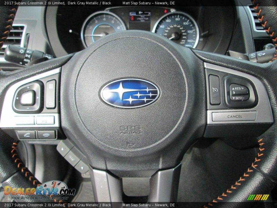 2017 Subaru Crosstrek 2.0i Limited Dark Gray Metallic / Black Photo #11