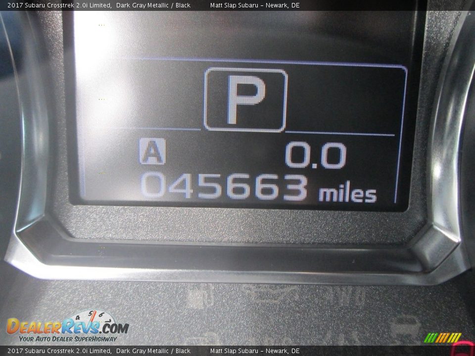 2017 Subaru Crosstrek 2.0i Limited Dark Gray Metallic / Black Photo #29