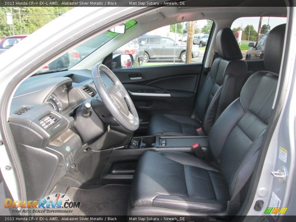 2013 Honda CR-V EX-L AWD Alabaster Silver Metallic / Black Photo #13