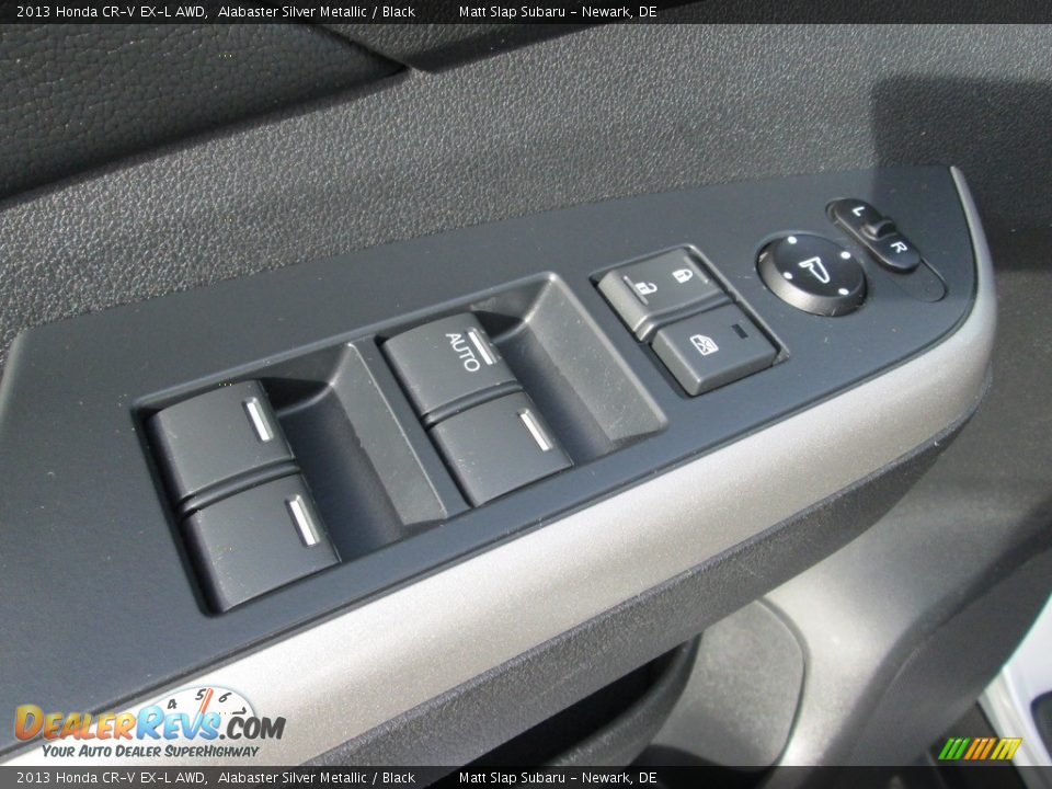 2013 Honda CR-V EX-L AWD Alabaster Silver Metallic / Black Photo #15