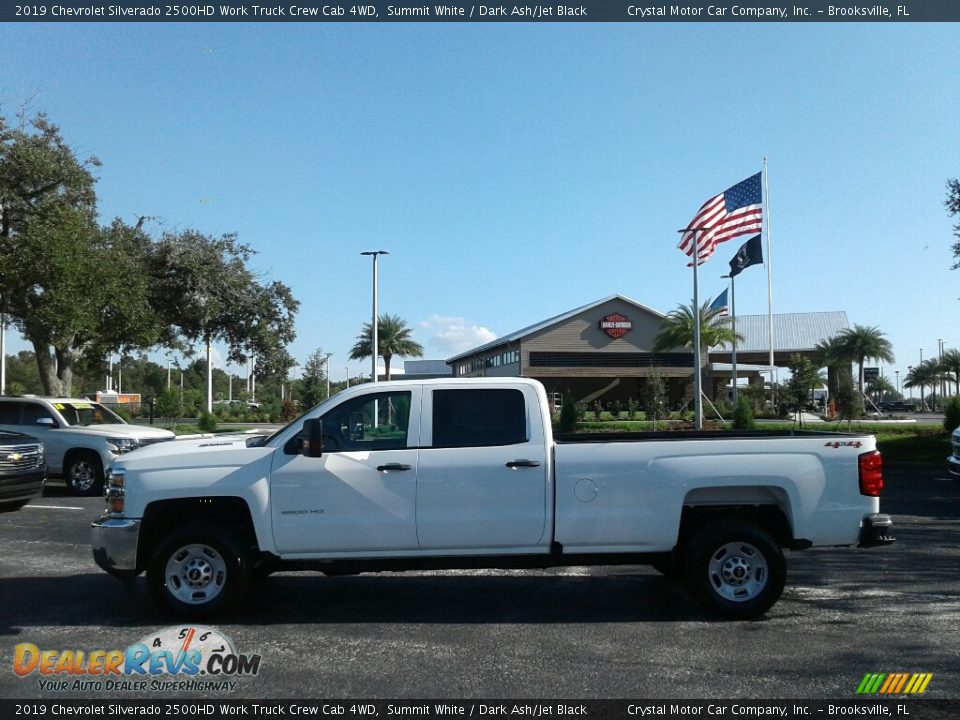 2019 Chevrolet Silverado 2500HD Work Truck Crew Cab 4WD Summit White / Dark Ash/Jet Black Photo #2