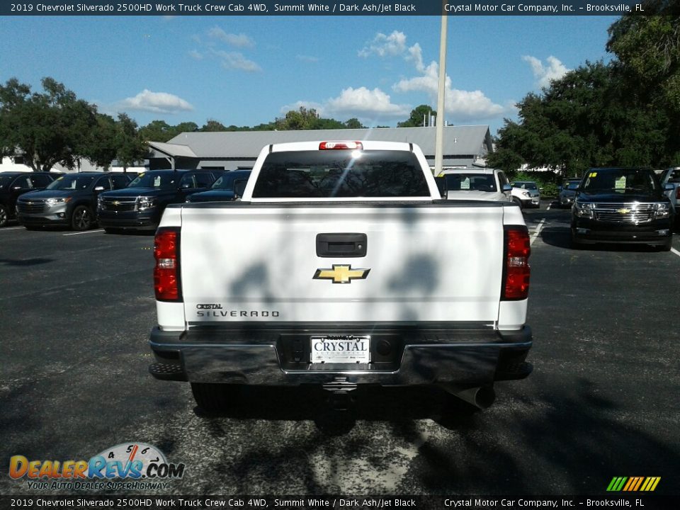 2019 Chevrolet Silverado 2500HD Work Truck Crew Cab 4WD Summit White / Dark Ash/Jet Black Photo #4