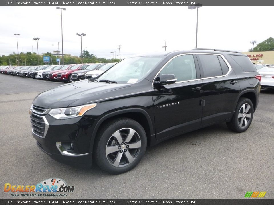 2019 Chevrolet Traverse LT AWD Mosaic Black Metallic / Jet Black Photo #1