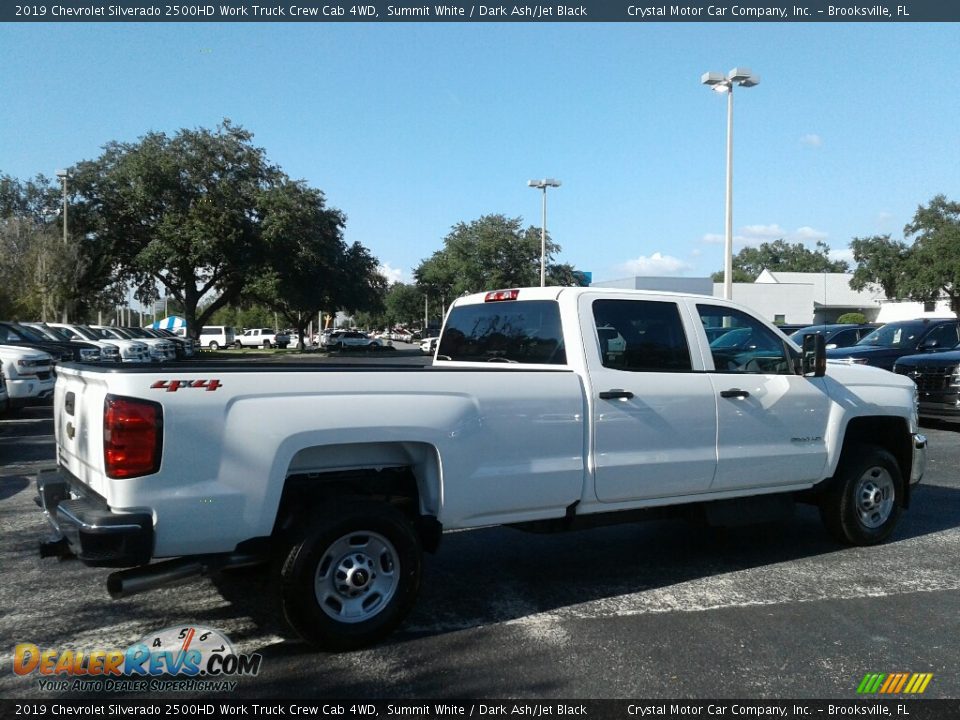 2019 Chevrolet Silverado 2500HD Work Truck Crew Cab 4WD Summit White / Dark Ash/Jet Black Photo #5