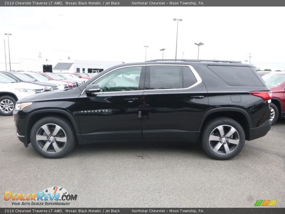 2019 Chevrolet Traverse LT AWD Mosaic Black Metallic / Jet Black Photo #2