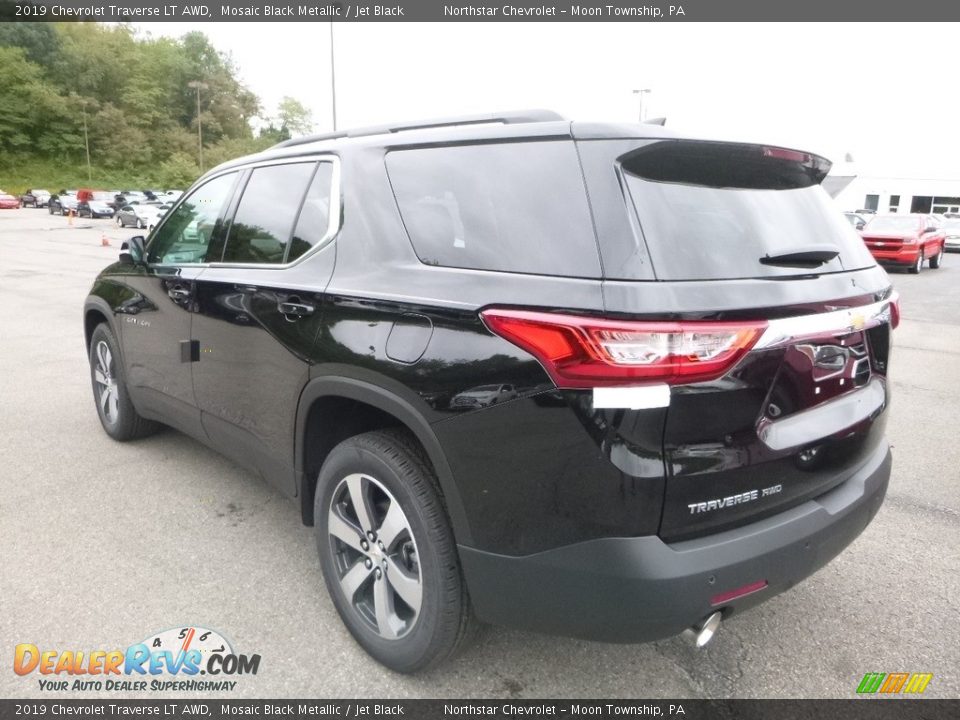 2019 Chevrolet Traverse LT AWD Mosaic Black Metallic / Jet Black Photo #3