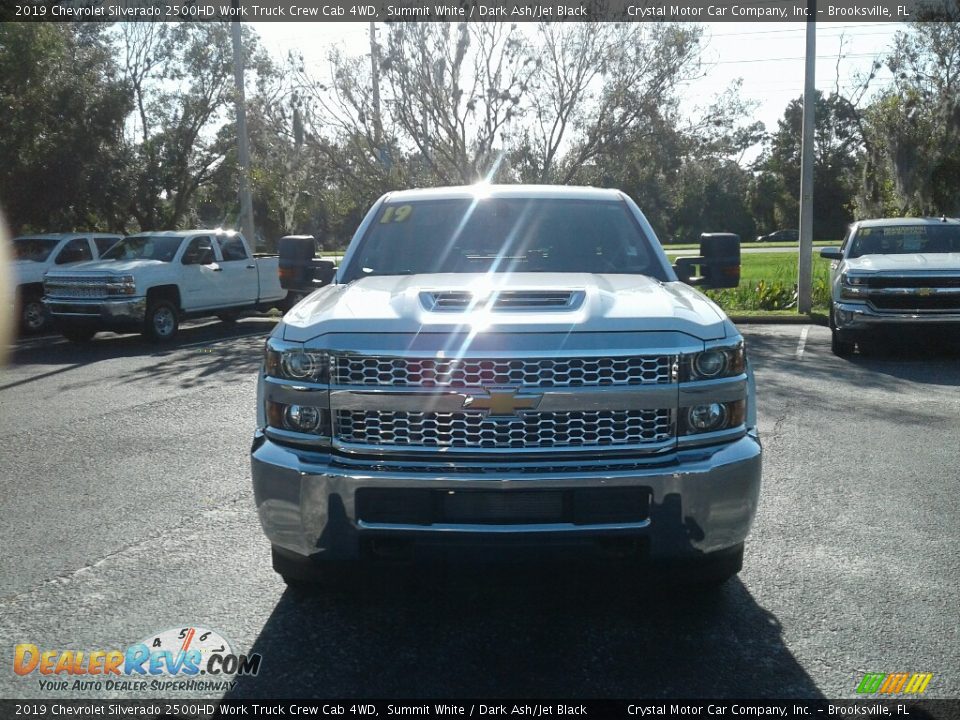 2019 Chevrolet Silverado 2500HD Work Truck Crew Cab 4WD Summit White / Dark Ash/Jet Black Photo #8