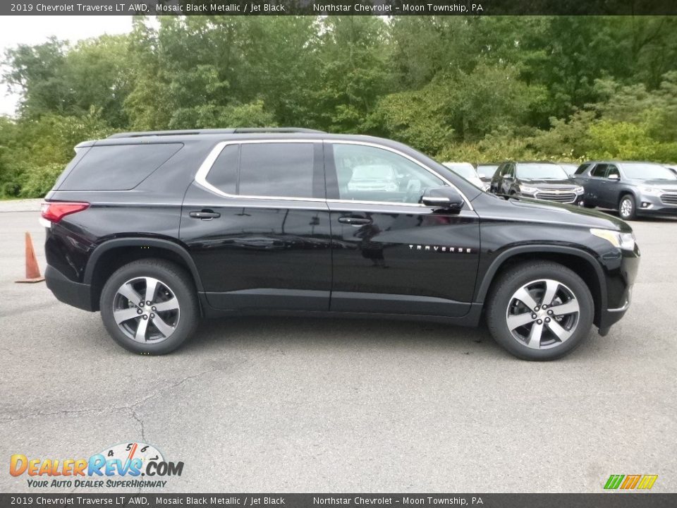 2019 Chevrolet Traverse LT AWD Mosaic Black Metallic / Jet Black Photo #6