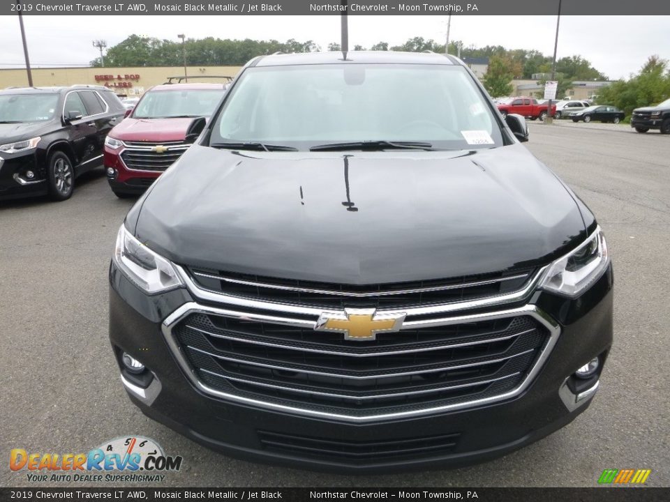 2019 Chevrolet Traverse LT AWD Mosaic Black Metallic / Jet Black Photo #8
