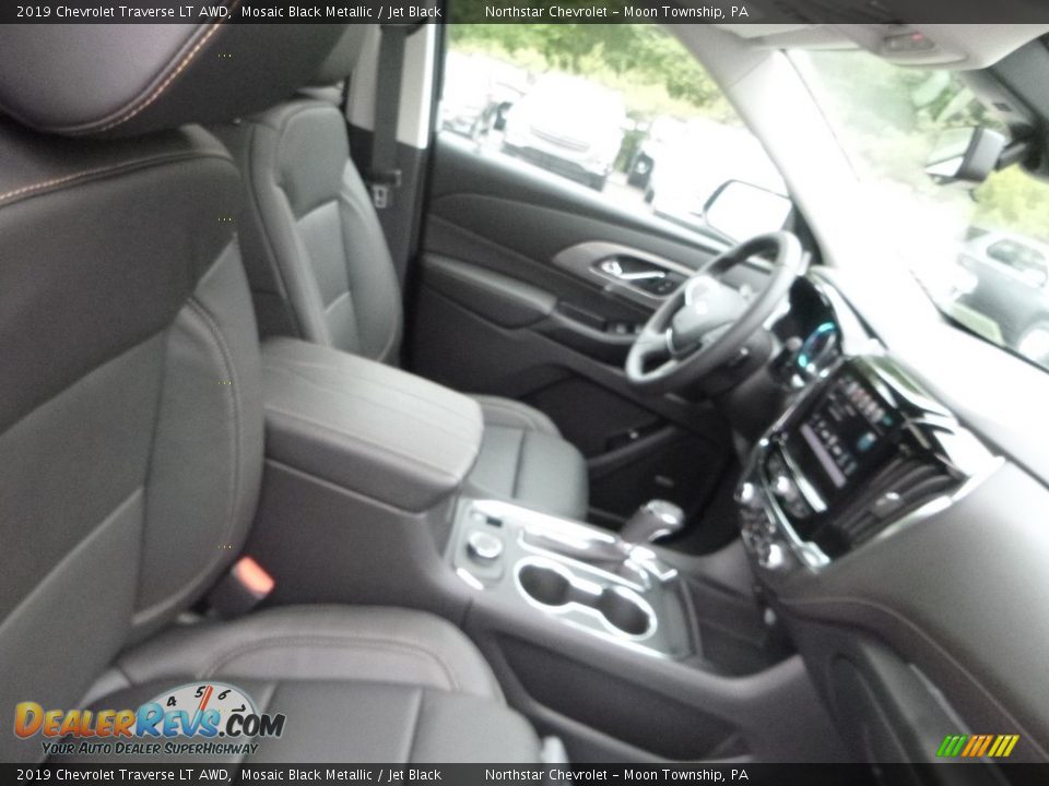2019 Chevrolet Traverse LT AWD Mosaic Black Metallic / Jet Black Photo #10