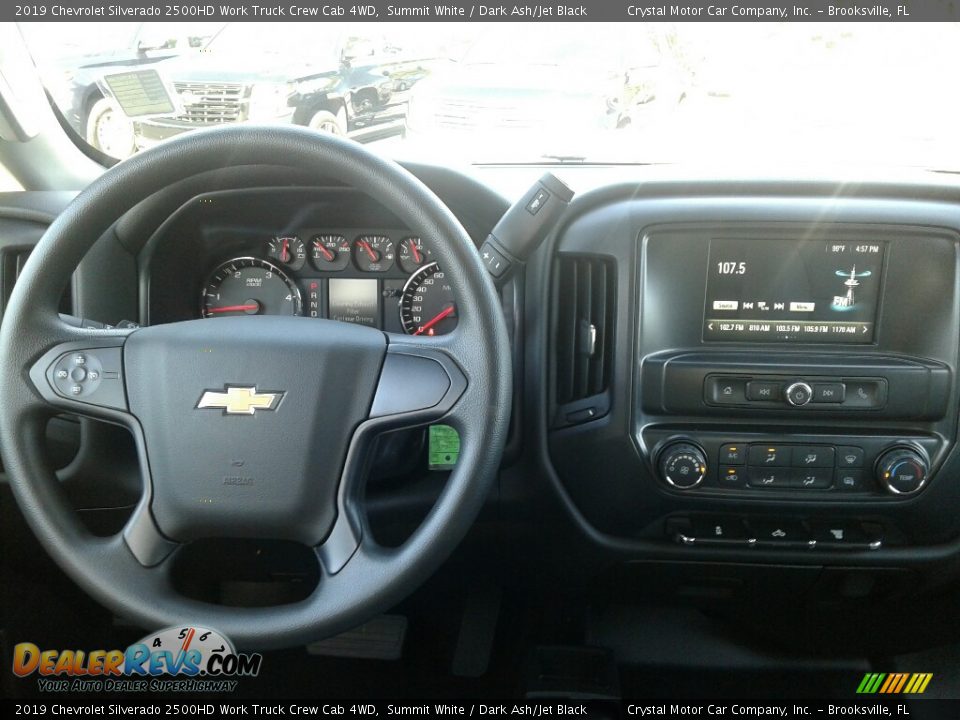 2019 Chevrolet Silverado 2500HD Work Truck Crew Cab 4WD Summit White / Dark Ash/Jet Black Photo #13