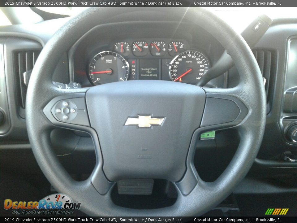 2019 Chevrolet Silverado 2500HD Work Truck Crew Cab 4WD Summit White / Dark Ash/Jet Black Photo #14