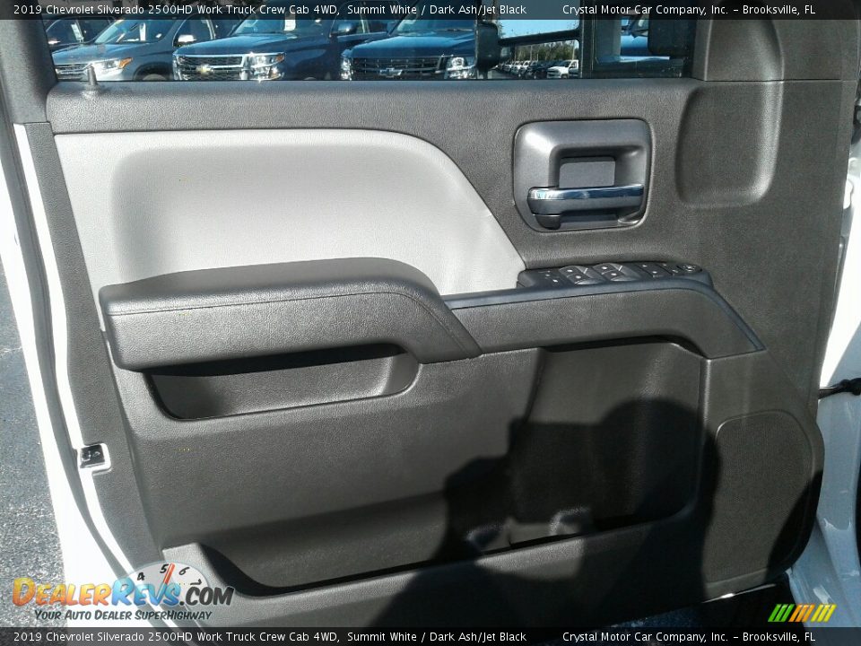 2019 Chevrolet Silverado 2500HD Work Truck Crew Cab 4WD Summit White / Dark Ash/Jet Black Photo #17