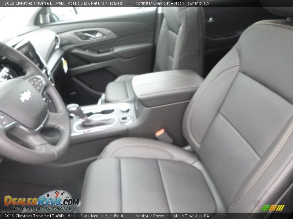 2019 Chevrolet Traverse LT AWD Mosaic Black Metallic / Jet Black Photo #16