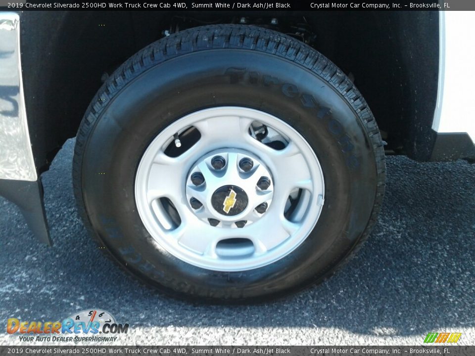 2019 Chevrolet Silverado 2500HD Work Truck Crew Cab 4WD Summit White / Dark Ash/Jet Black Photo #20