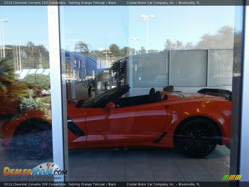 2019 Chevrolet Corvette Z06 Convertible Sebring Orange Tintcoat / Black Photo #3