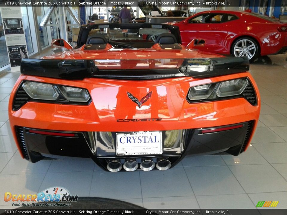 2019 Chevrolet Corvette Z06 Convertible Sebring Orange Tintcoat / Black Photo #4