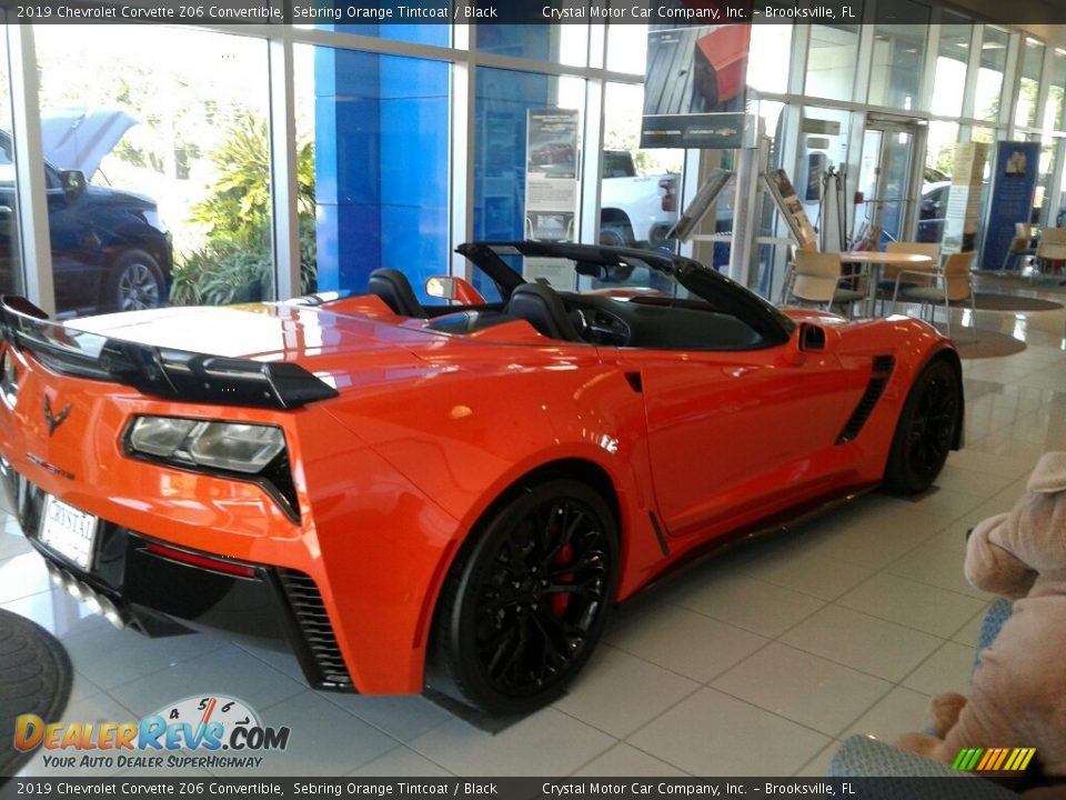 2019 Chevrolet Corvette Z06 Convertible Sebring Orange Tintcoat / Black Photo #5