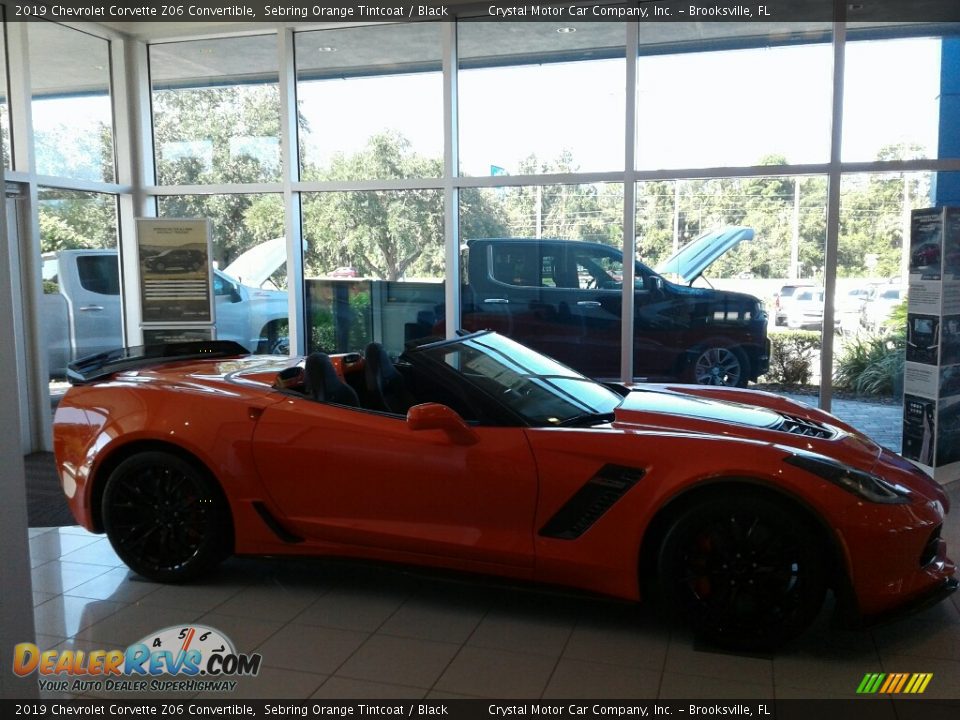 2019 Chevrolet Corvette Z06 Convertible Sebring Orange Tintcoat / Black Photo #6