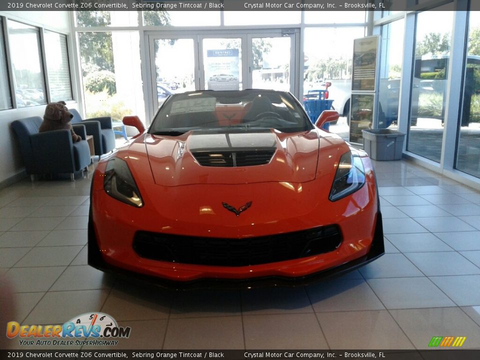 2019 Chevrolet Corvette Z06 Convertible Sebring Orange Tintcoat / Black Photo #8