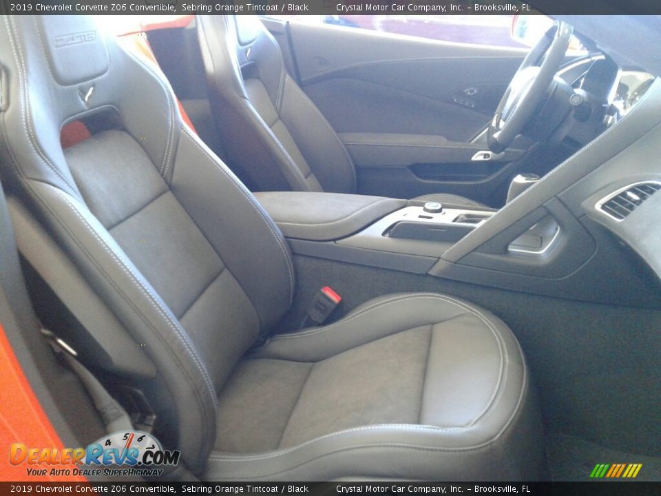 2019 Chevrolet Corvette Z06 Convertible Sebring Orange Tintcoat / Black Photo #12