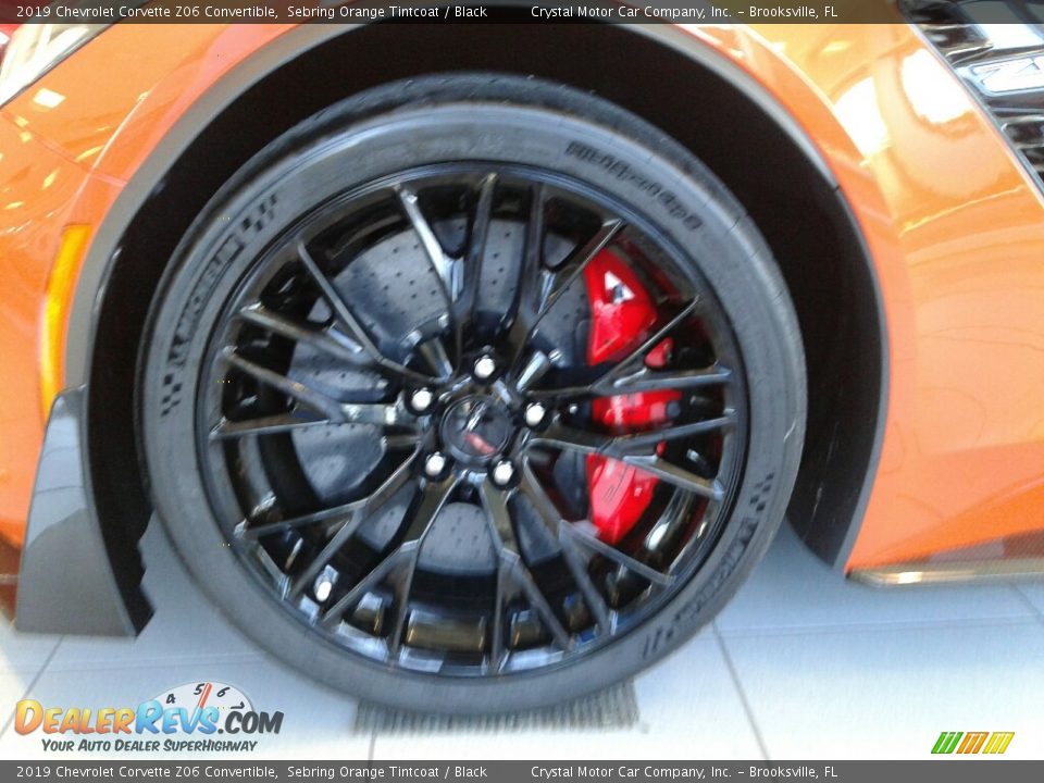 2019 Chevrolet Corvette Z06 Convertible Sebring Orange Tintcoat / Black Photo #20