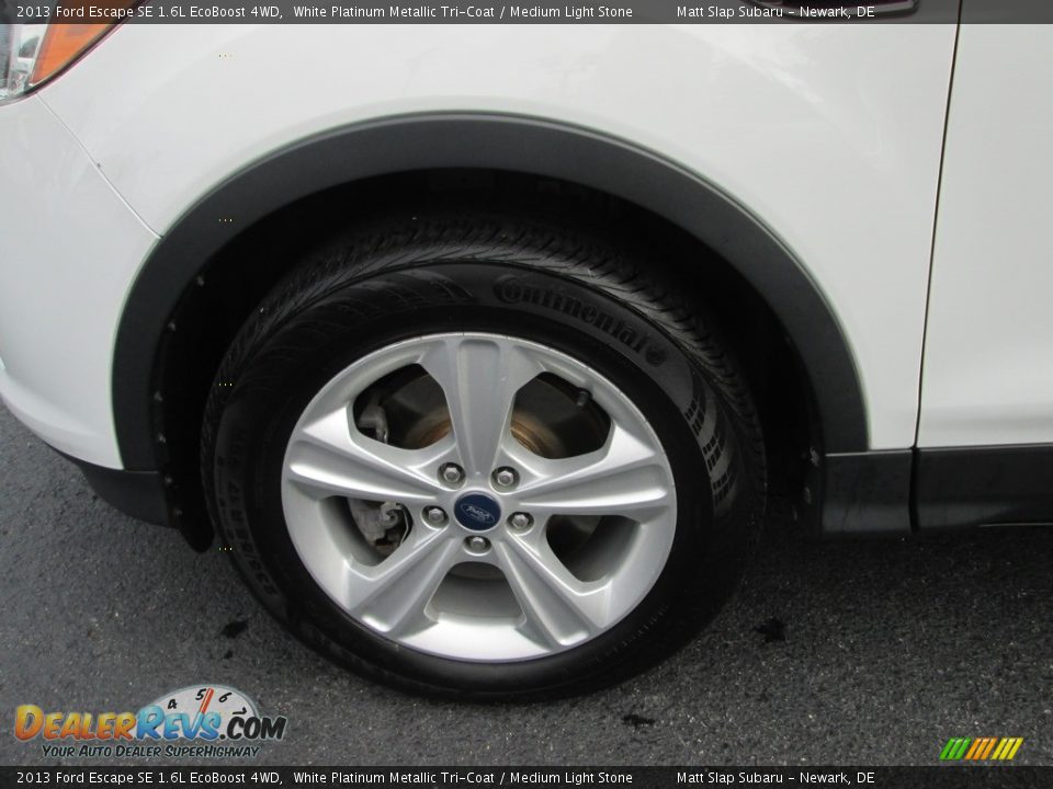 2013 Ford Escape SE 1.6L EcoBoost 4WD White Platinum Metallic Tri-Coat / Medium Light Stone Photo #22