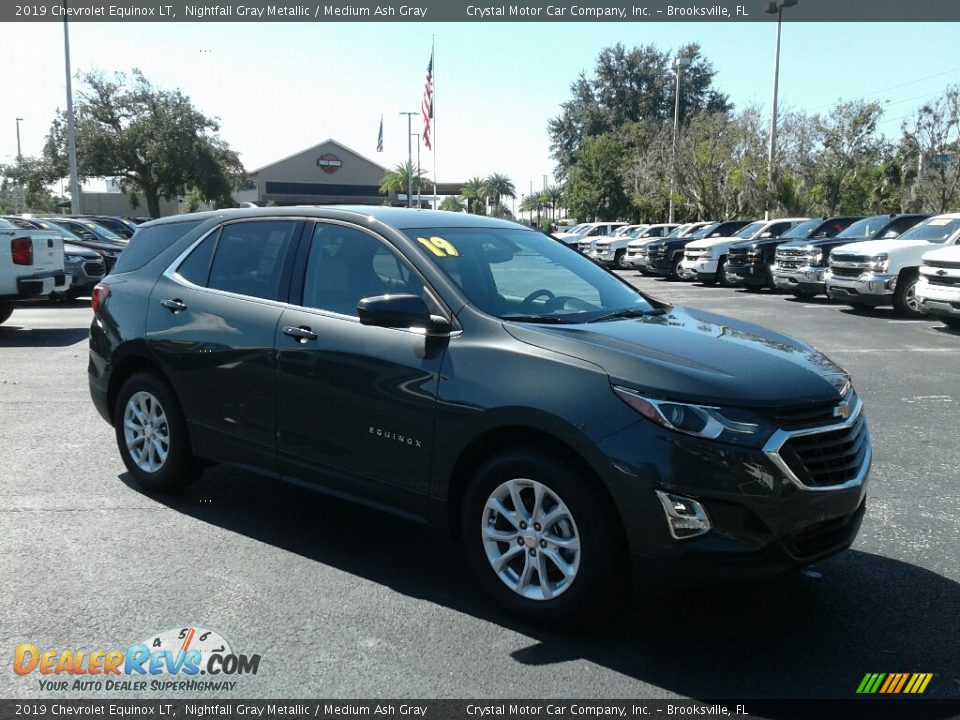 2019 Chevrolet Equinox LT Nightfall Gray Metallic / Medium Ash Gray Photo #7