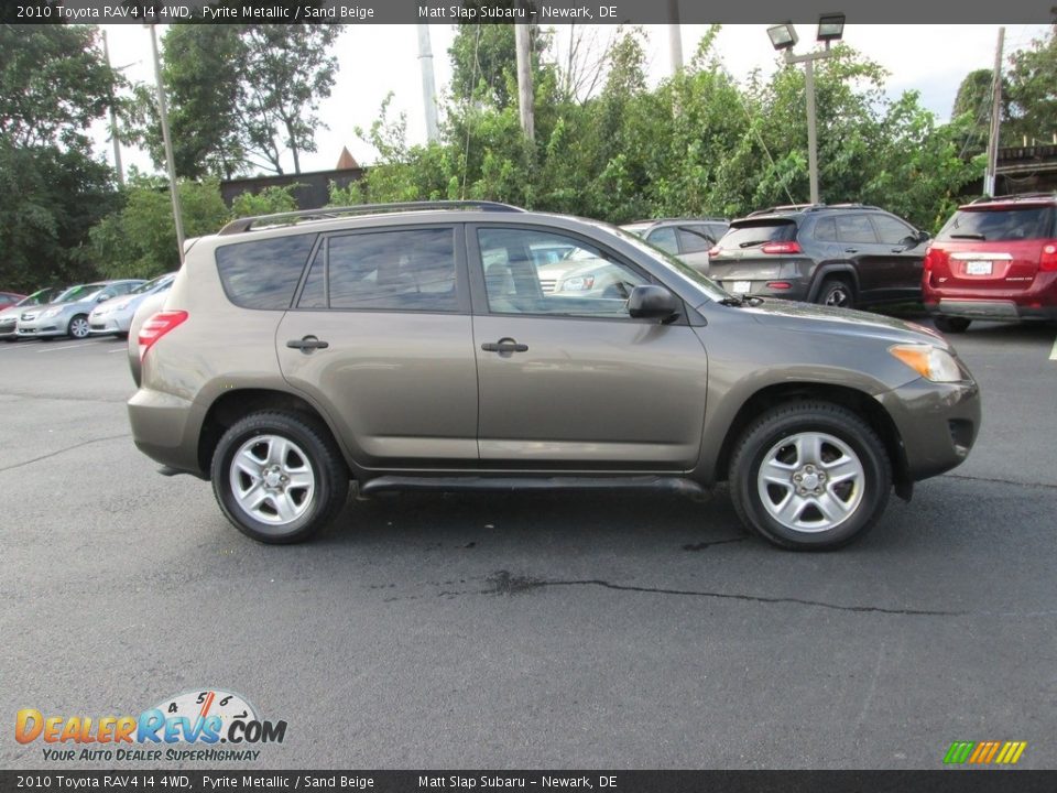 2010 Toyota RAV4 I4 4WD Pyrite Metallic / Sand Beige Photo #5