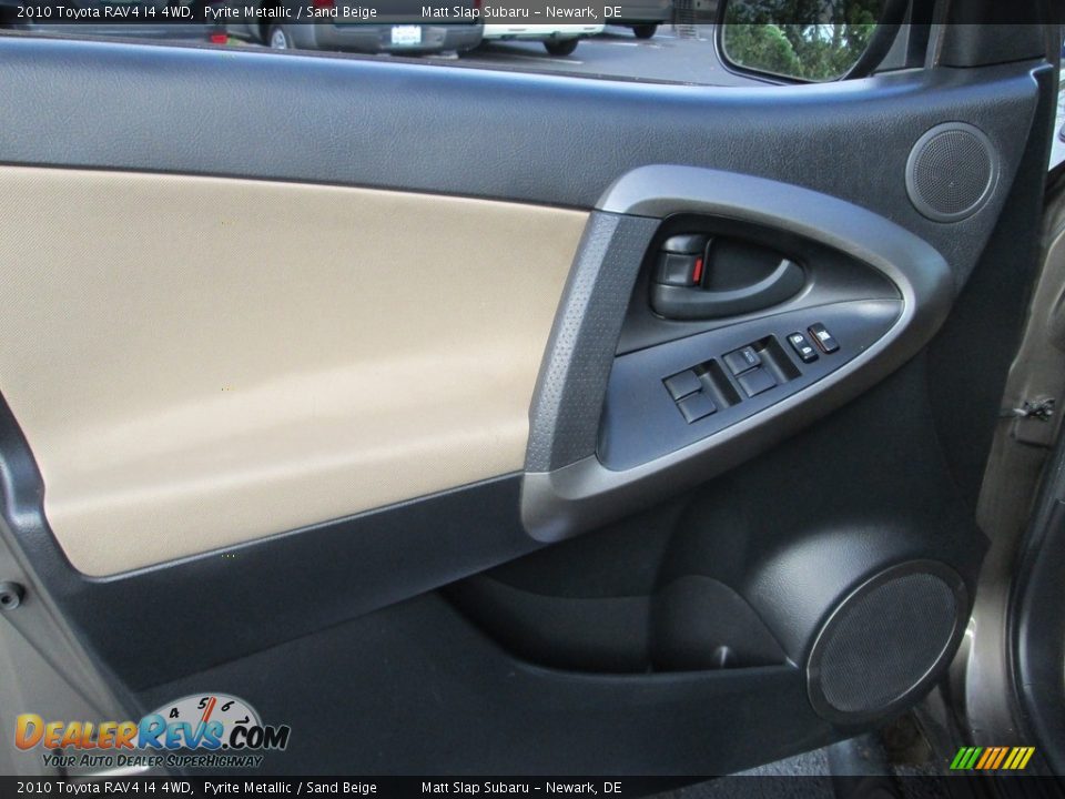 2010 Toyota RAV4 I4 4WD Pyrite Metallic / Sand Beige Photo #13