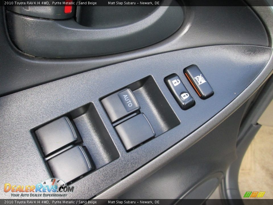 2010 Toyota RAV4 I4 4WD Pyrite Metallic / Sand Beige Photo #14
