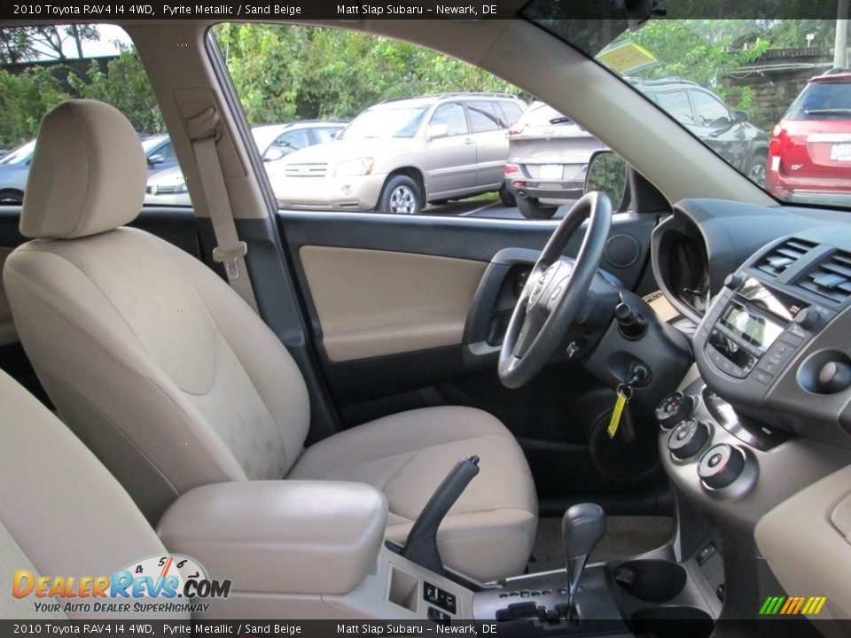 2010 Toyota RAV4 I4 4WD Pyrite Metallic / Sand Beige Photo #16