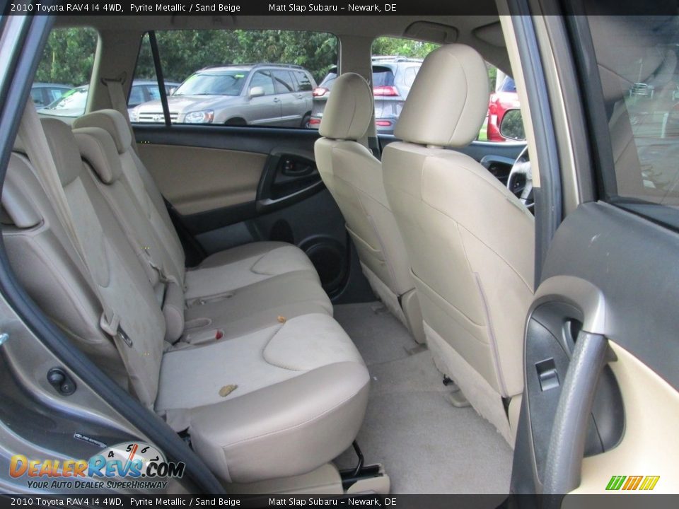 2010 Toyota RAV4 I4 4WD Pyrite Metallic / Sand Beige Photo #18