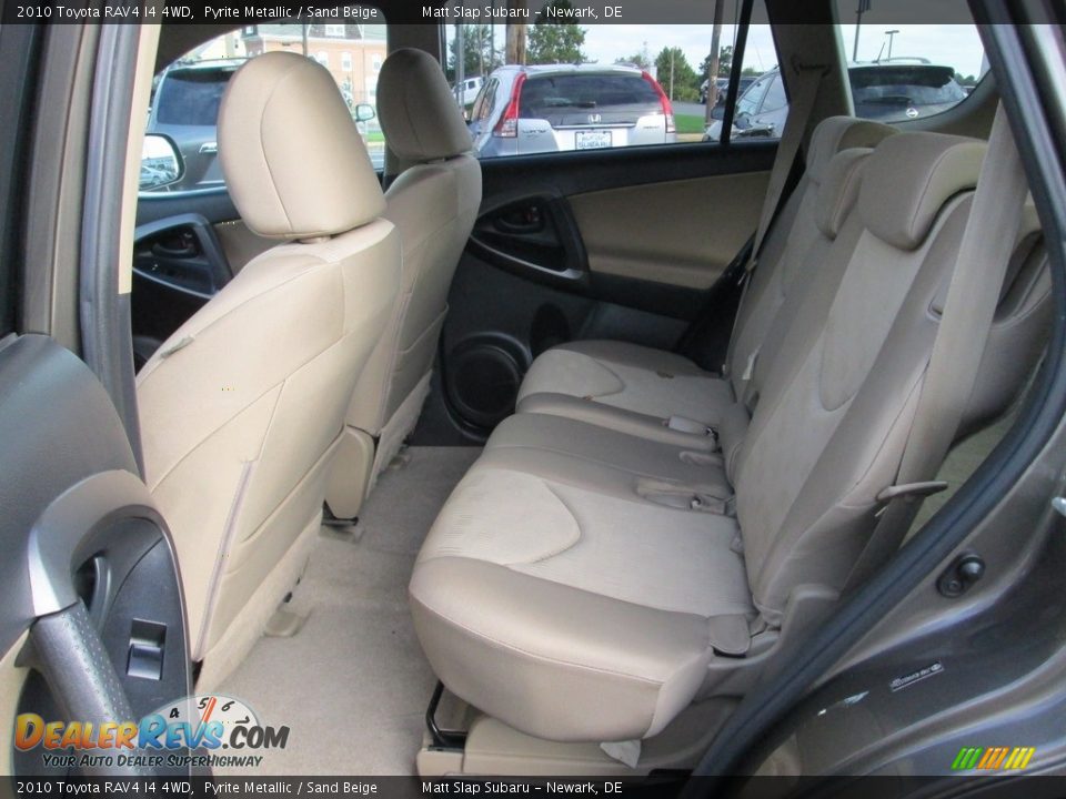 2010 Toyota RAV4 I4 4WD Pyrite Metallic / Sand Beige Photo #20
