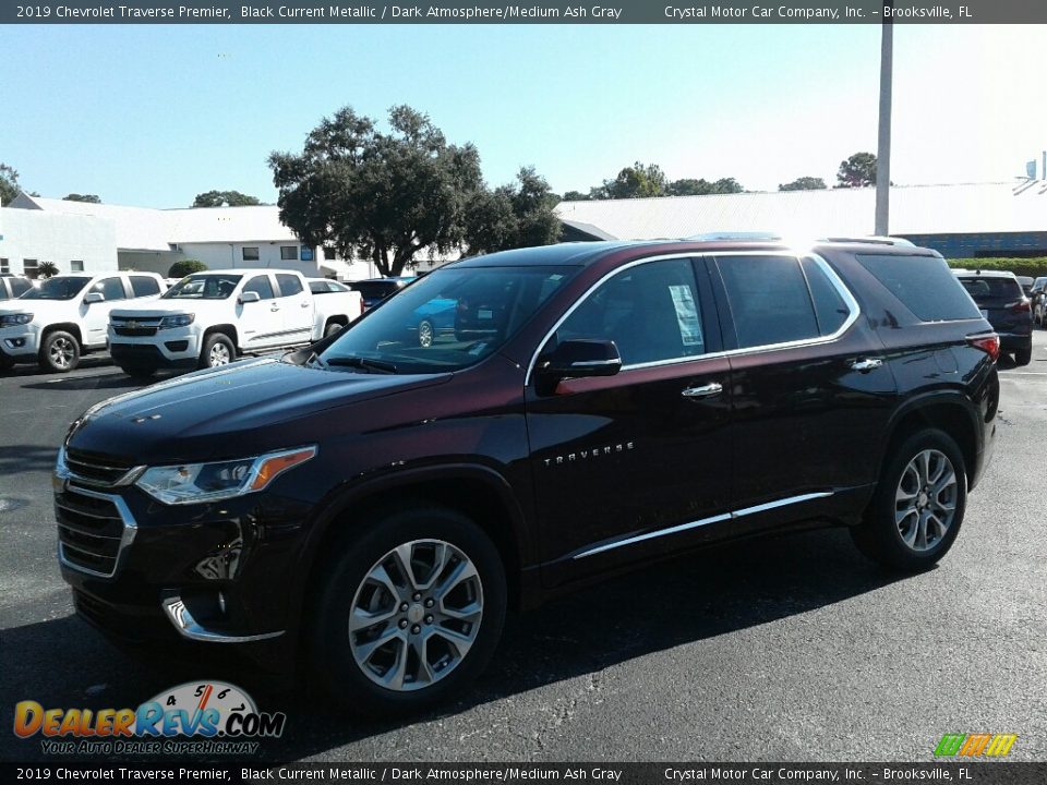 2019 Chevrolet Traverse Premier Black Current Metallic / Dark Atmosphere/Medium Ash Gray Photo #1