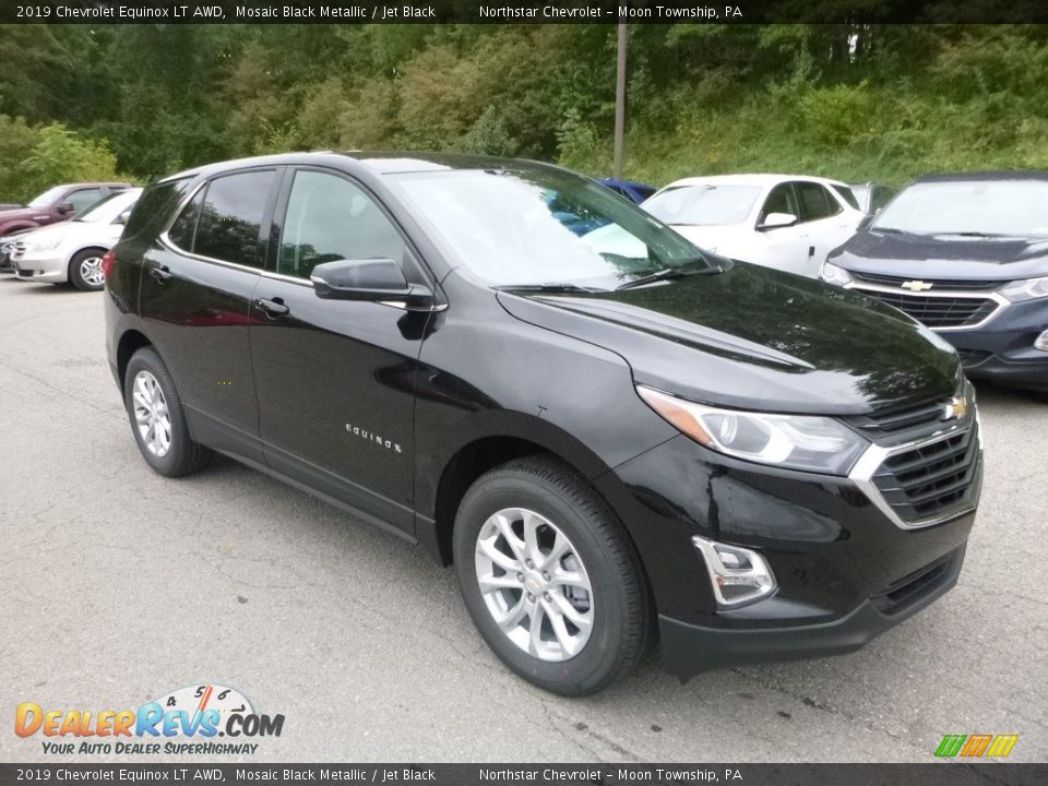 2019 Chevrolet Equinox LT AWD Mosaic Black Metallic / Jet Black Photo #7